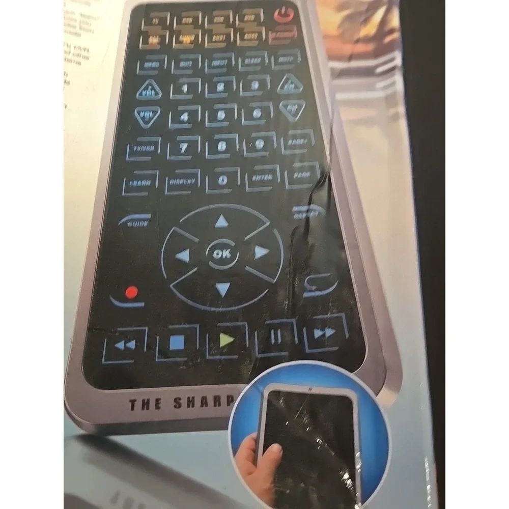 Jumbo Remote With Luminescent Touch Pad NEW‎ IN BOX Sharper Image Universal